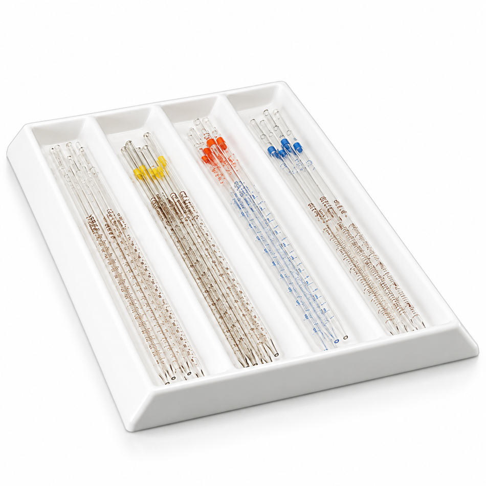 Kartell Tray PVC Pipette 4 Compartments