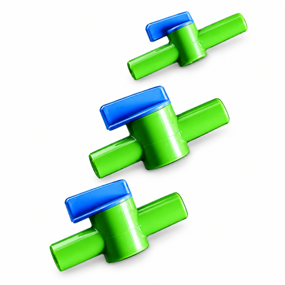 Kartell Tubing Stopcock HDPE Body PP Tap