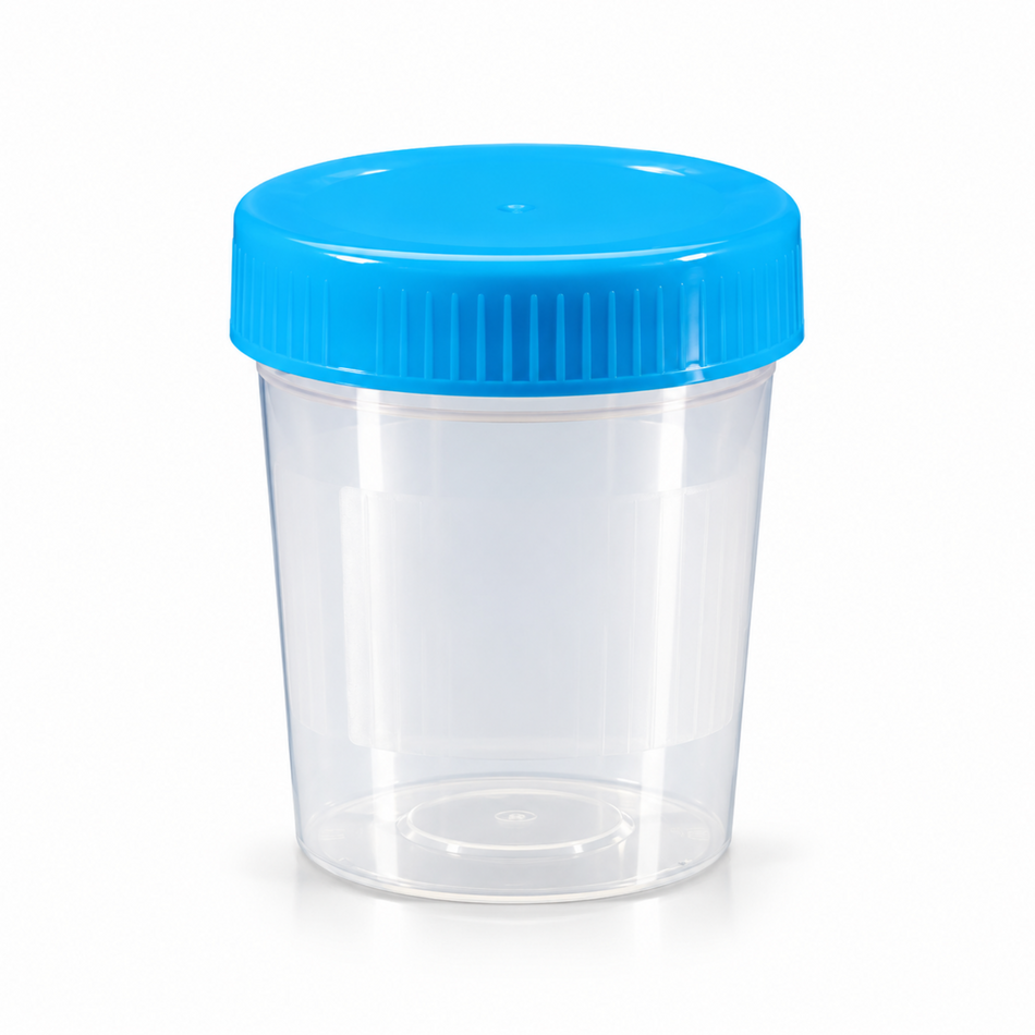 Kartell Urine Cups Polypropylene with Screw Cap