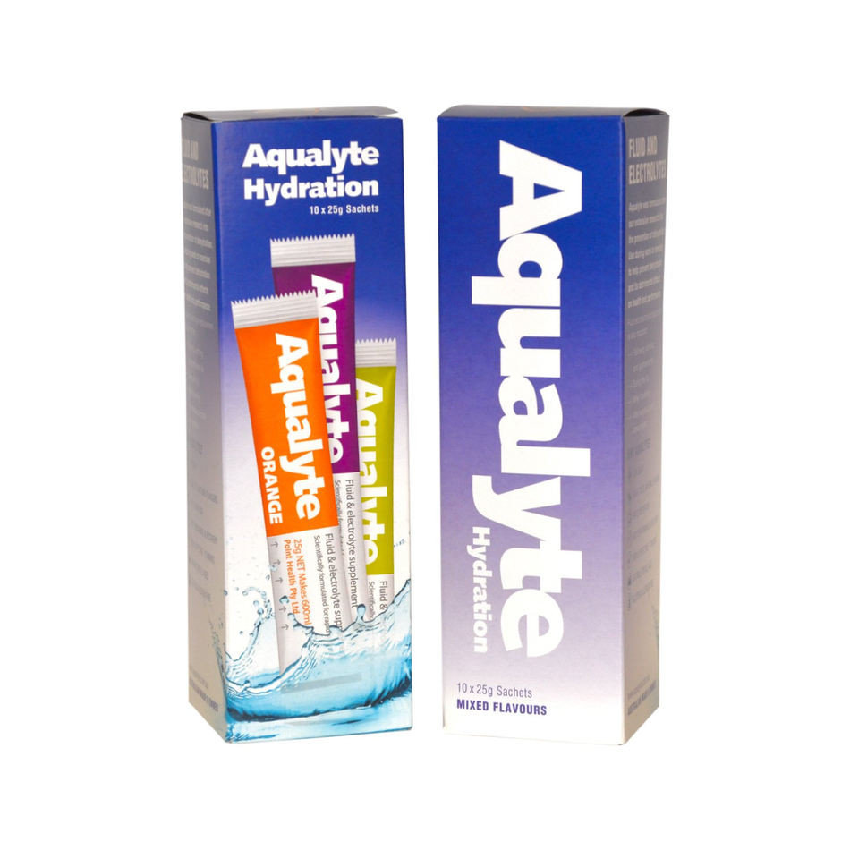 Maxisafe Aqualyte 3 Mixed Flavours 25g Sachets Box of 10