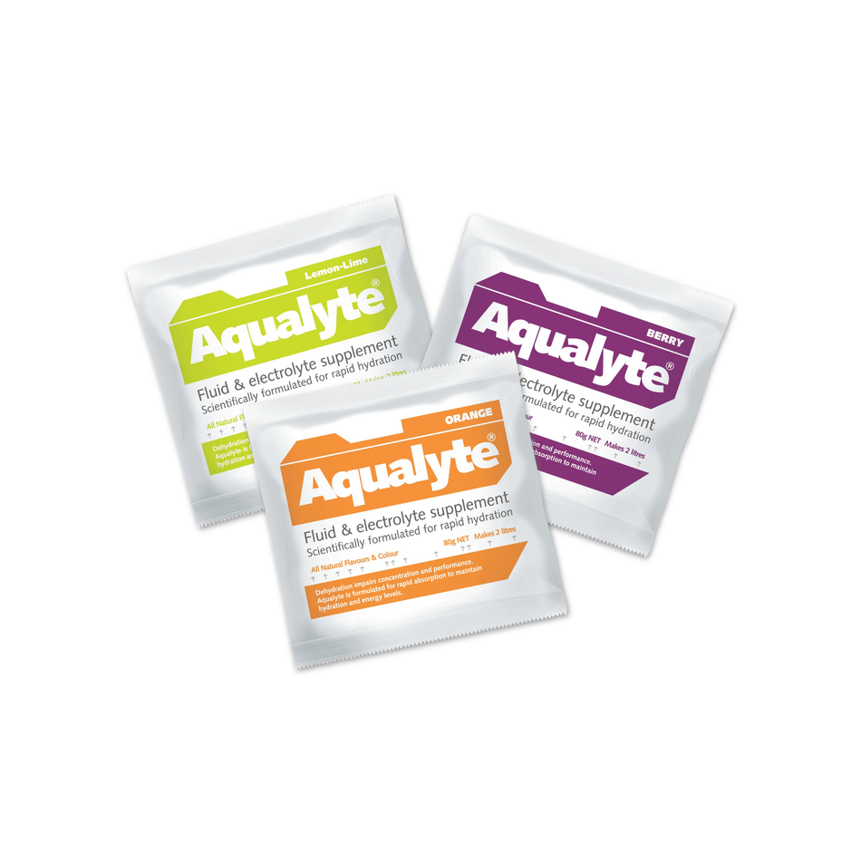 Maxisafe Aqualyte 3 Mixed Flavours 80g Sachets Box of 20