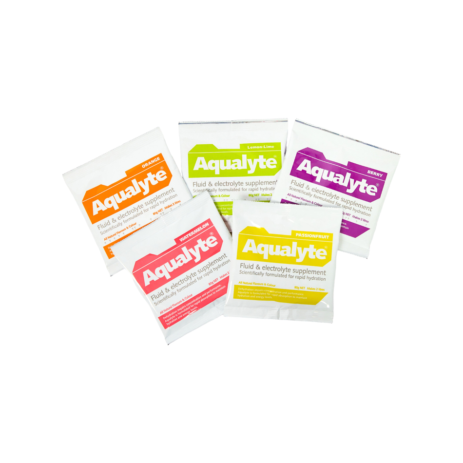 Maxisafe Aqualyte 5 Mixed Flavours 80g Sachets Box of 20