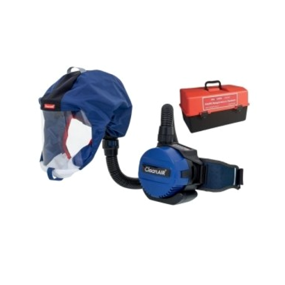 Maxisafe CleanAIR CA-1 Blue Short Hood and Basic PAPR Kit
