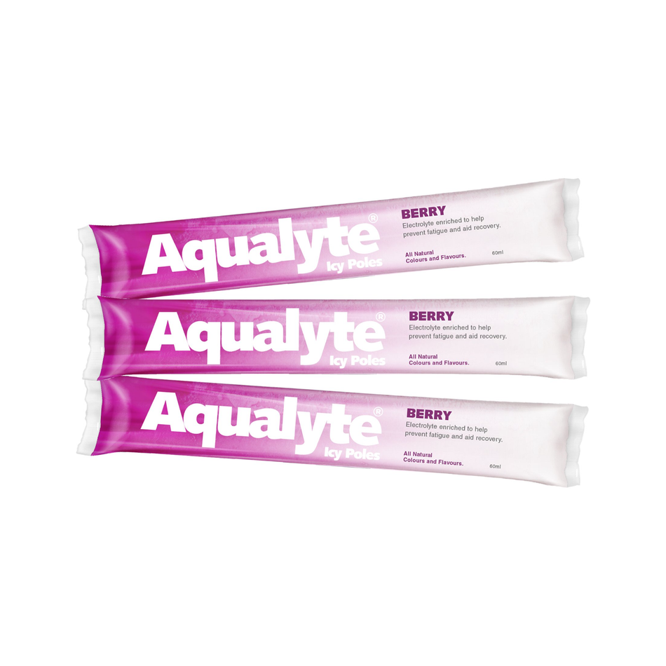 Maxisafe Aqualyte Electrolyte Icy Pole Berry Flavour Box of 50