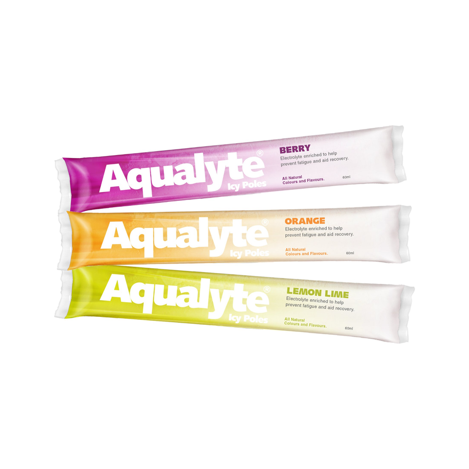Maxisafe Aqualyte Electrolyte Icy Pole Mixed Flavours Box of 50