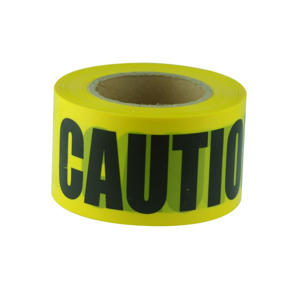 Maxisafe Barricade Tape Caution Black on Yellow