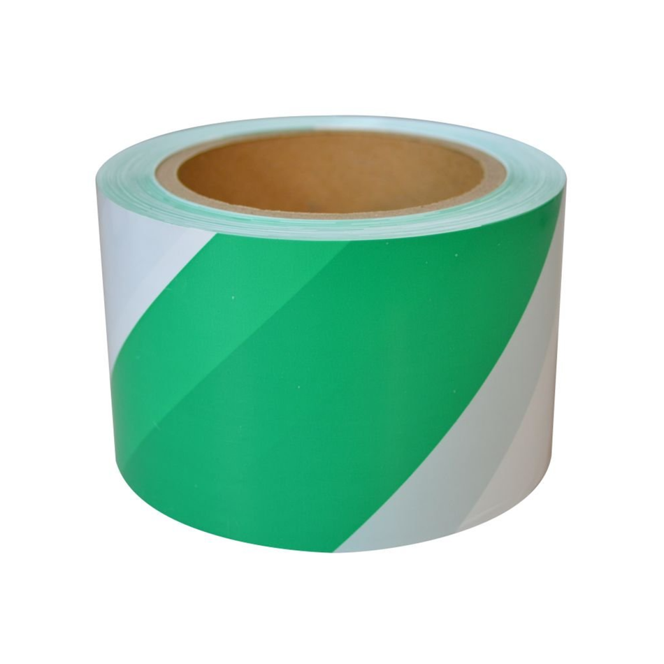 Maxisafe Barricade Tape Green and White