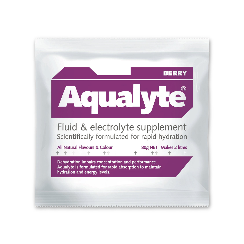 Maxisafe Aqualyte Berry Flavour 80g Sachets Box of 20