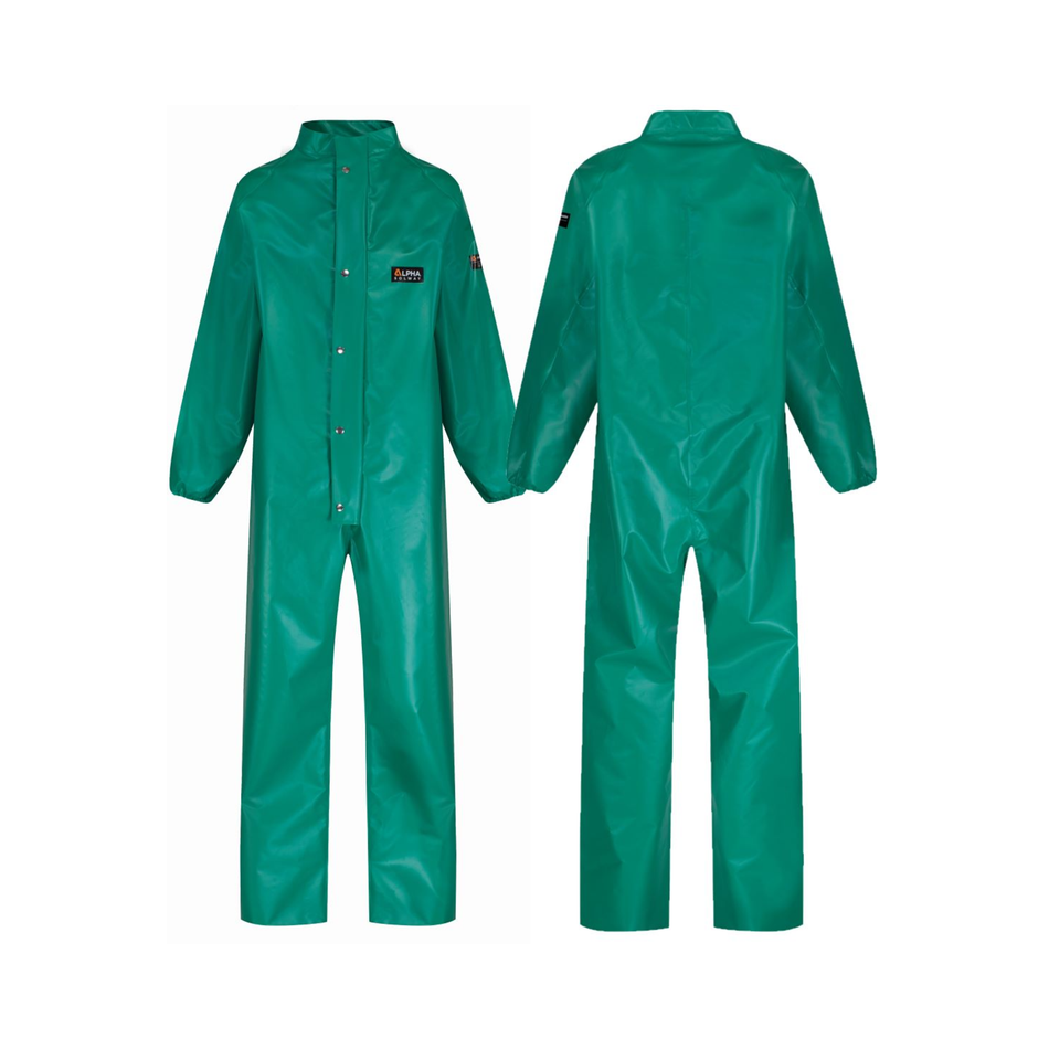 Maxisafe Chemmaster Green PVC Coverall