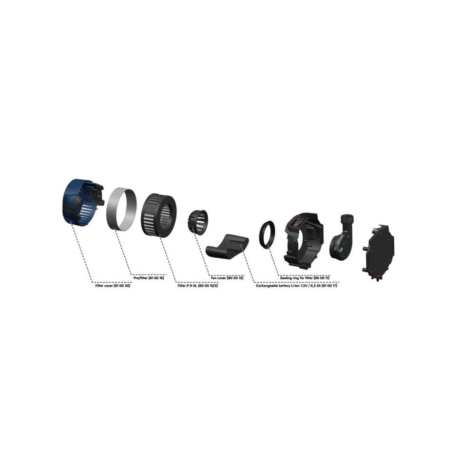 Maxisafe CleanAIR Basic PAPR Unit Complete Kit