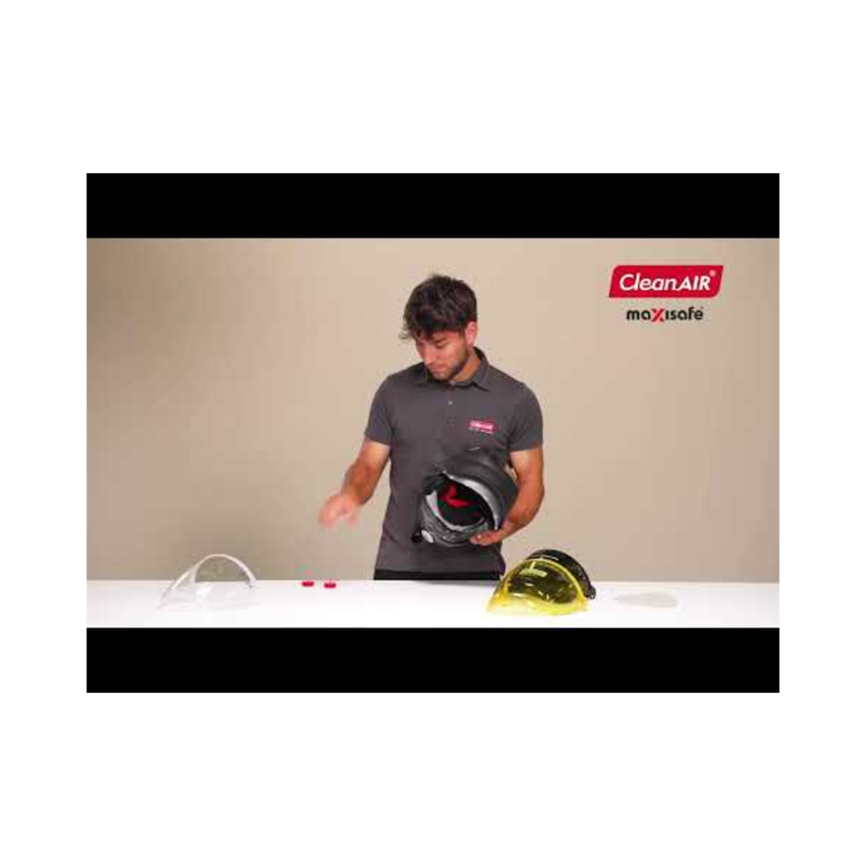 Maxisafe CleanAIR CA-40GW Flip Up Welding Hard Hat and Basic PAPR Kit