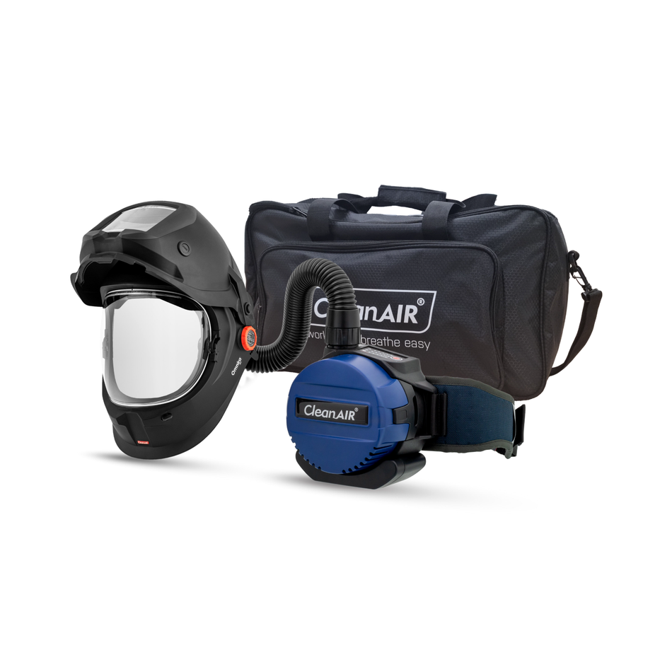 Maxisafe CleanAIR Omnira COMBI Flip Up Welding Helmet and Basic PAPR Kit