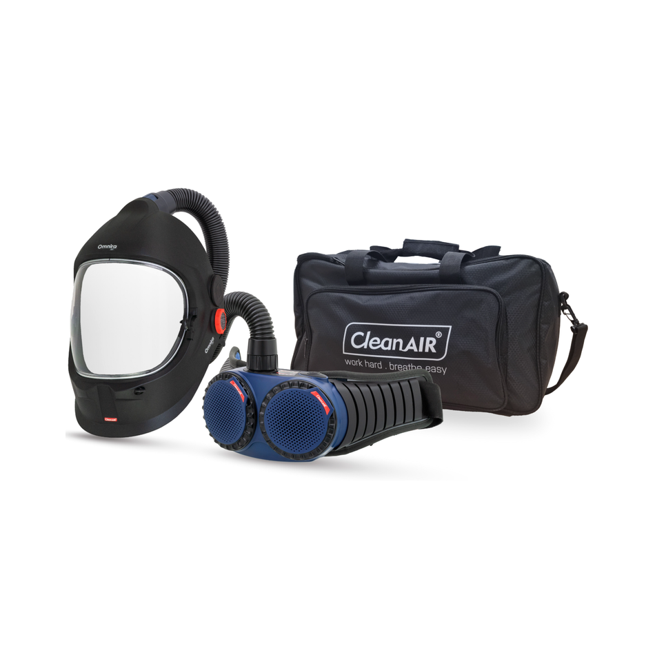Maxisafe CleanAIR Omnira Face Shield and AerGO PAPR Kit