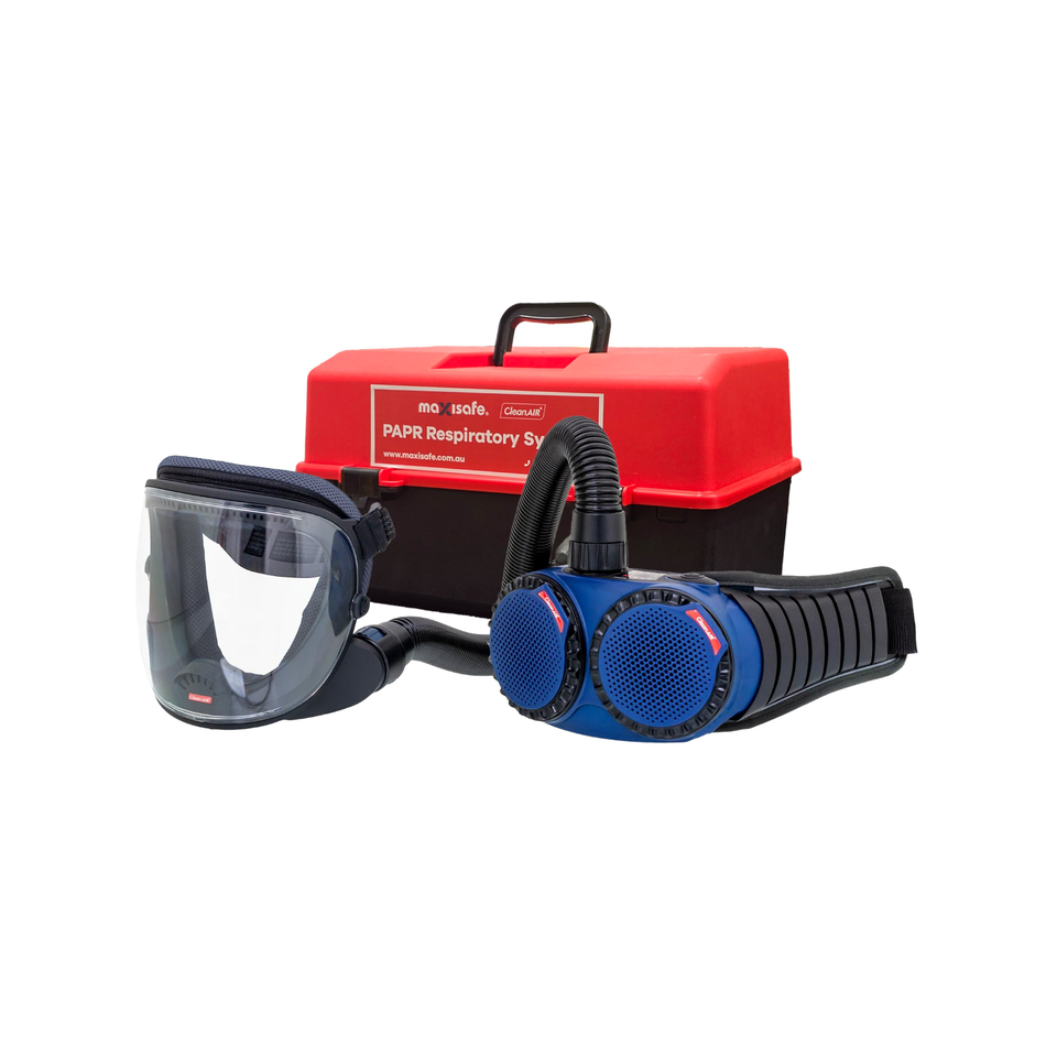Maxisafe CleanAIR UniMask and AerGO PAPR Kit
