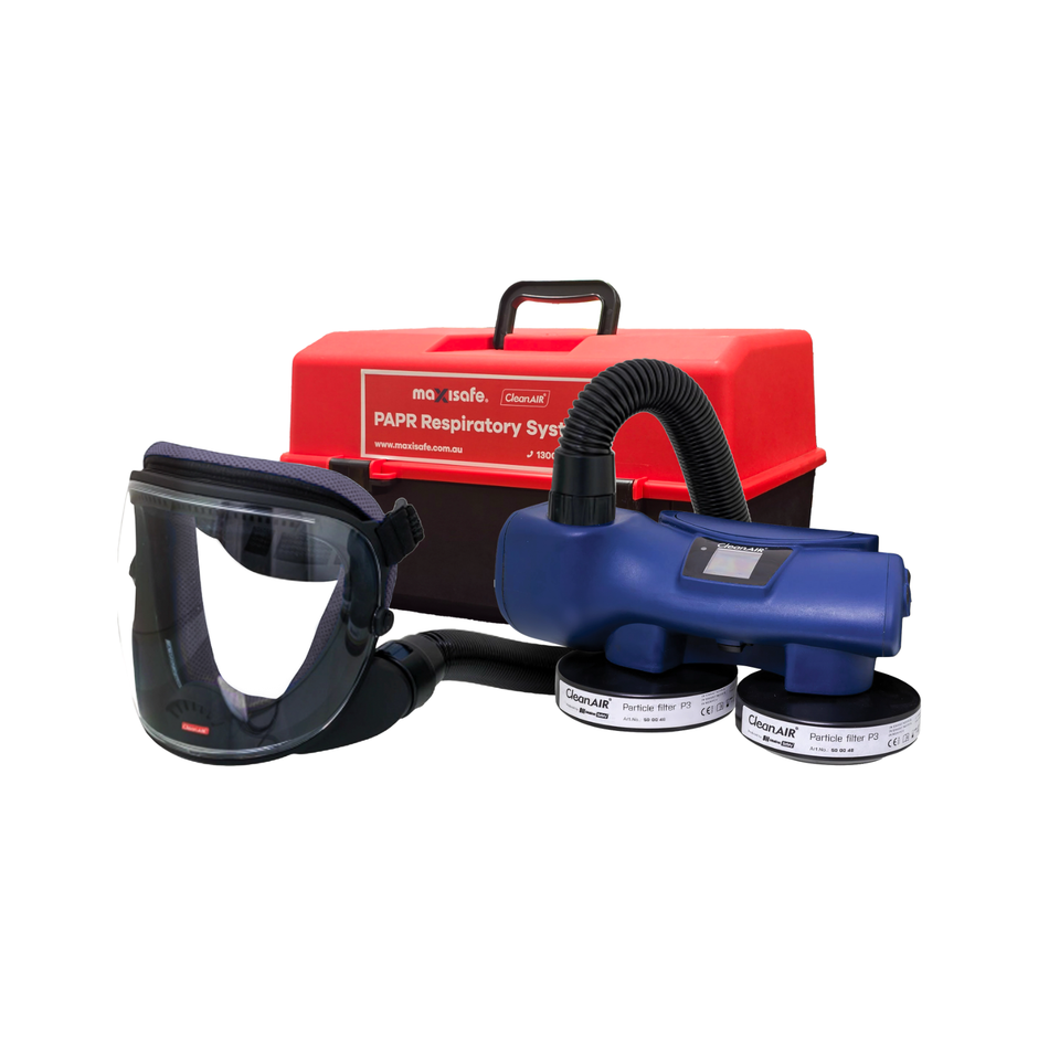 Maxisafe CleanAIR UniMask and Chemical 2F PAPR Kit