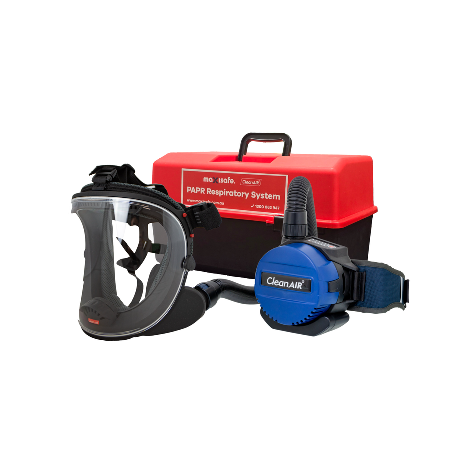 Maxisafe CleanAIR UniMask with 5 Point Harness and Basic PAPR Kit
