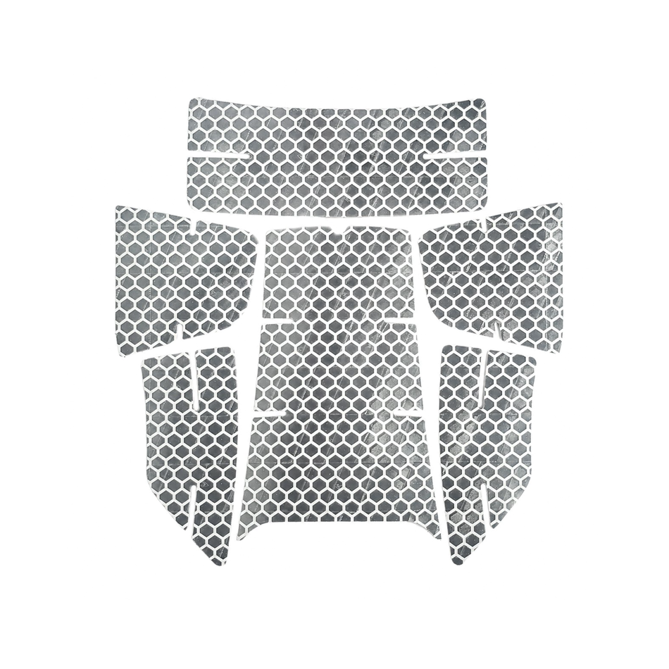 Maxisafe E PRO Radius Silver Reflective Stickers