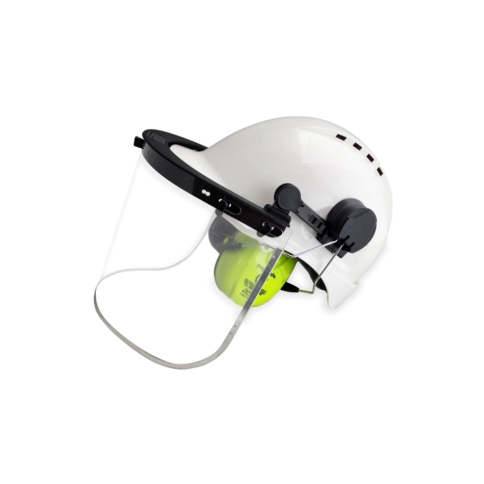 Maxisafe Helmet Earmuff and Visor