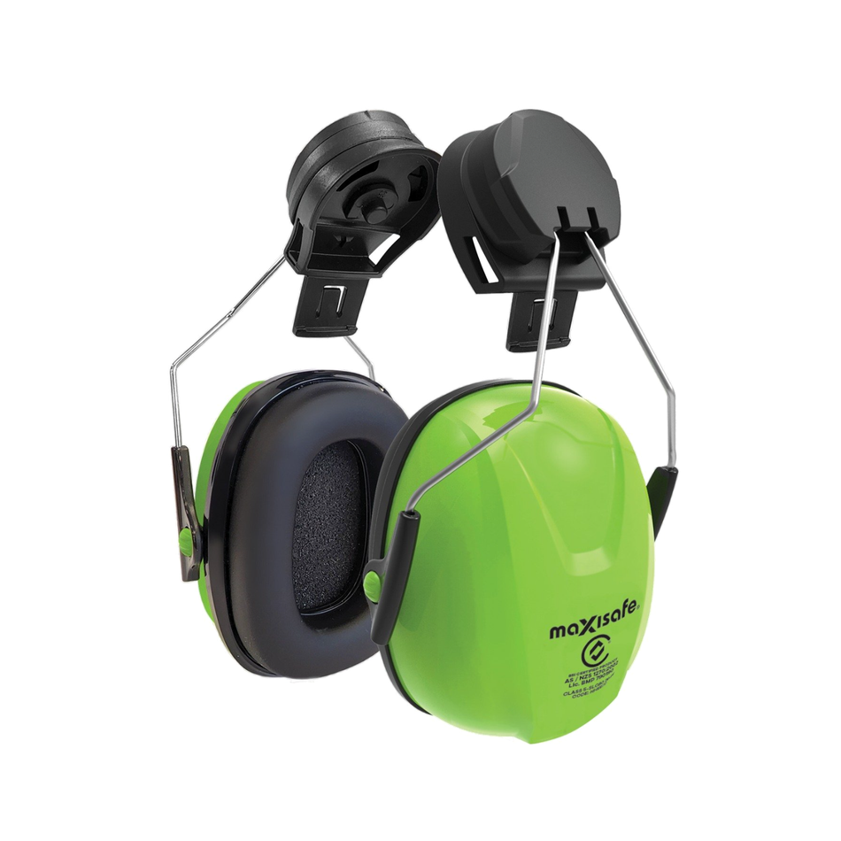 Maxisafe Helmet Mounted Earmuffs 26dB Class 5