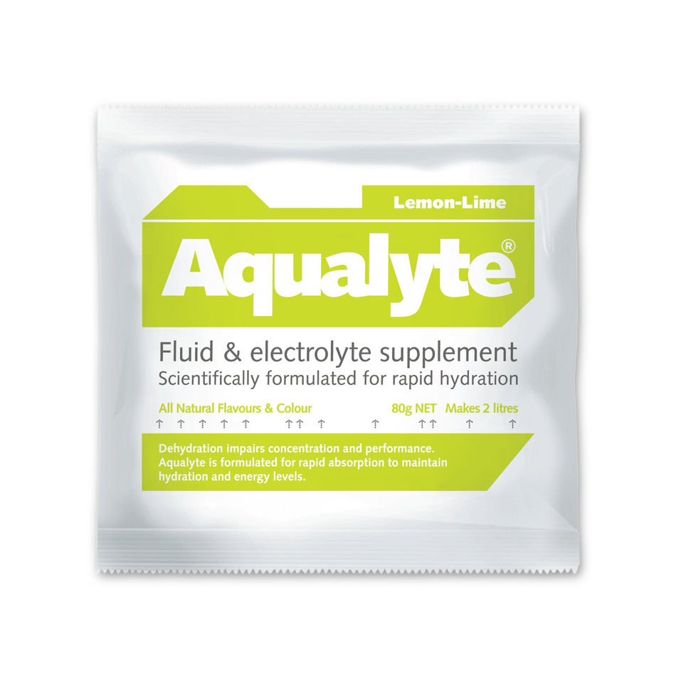 Maxisafe Aqualyte Lemon Lime Flavour 80g Sachets Box of 100