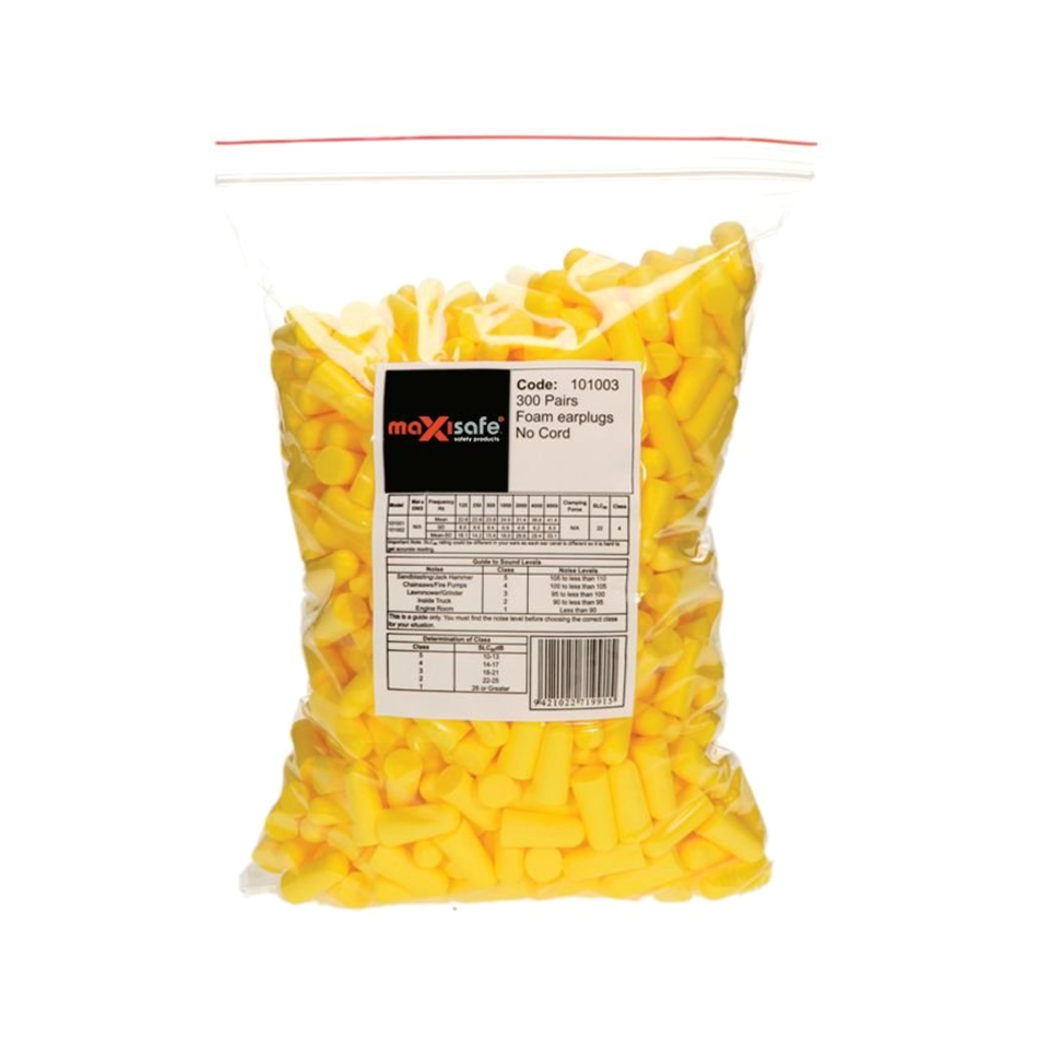 Maxisafe MaxiPlug Uncorded Earplugs Class 5 Refill Bag