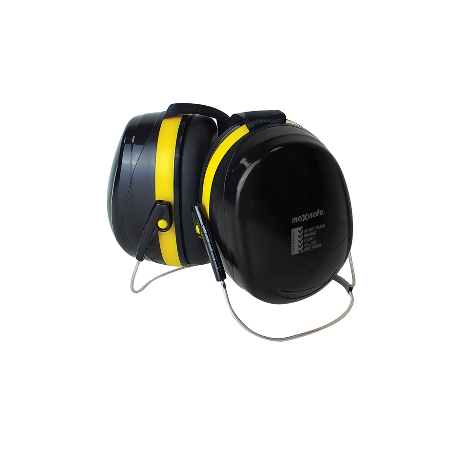 Maxisafe Neck Style Earmuff Class 5 Yellow