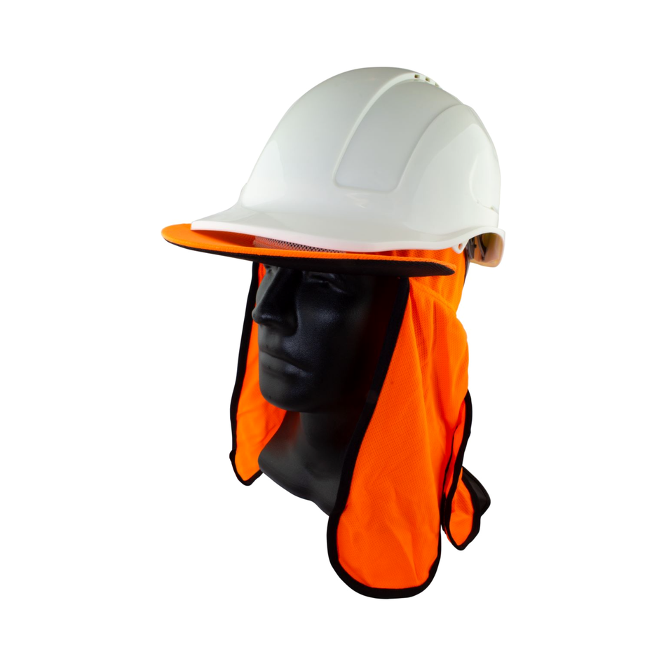 Maxisafe Orange Cap with Neck Flap
