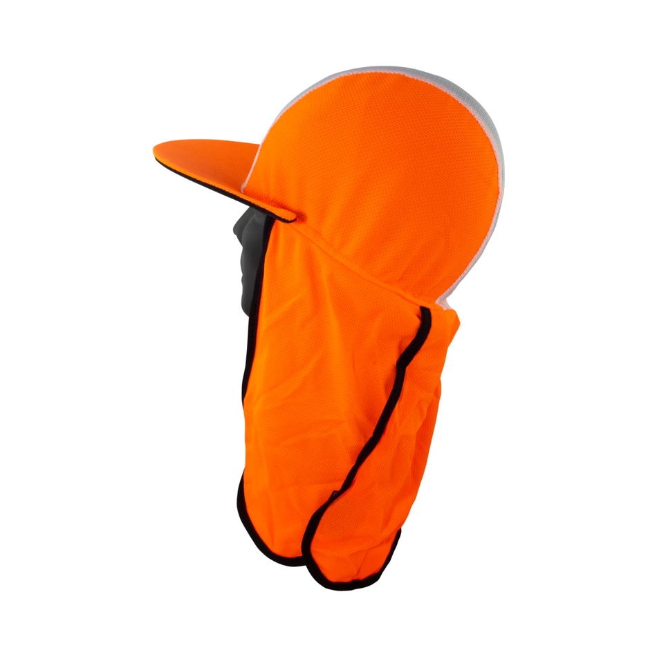 Maxisafe Orange Cap with Neck Flap