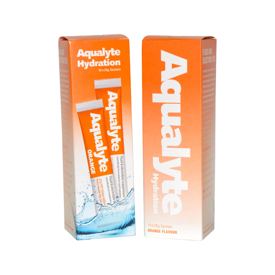 Maxisafe Aqualyte Orange Flavour 25g Sachets Box of 10