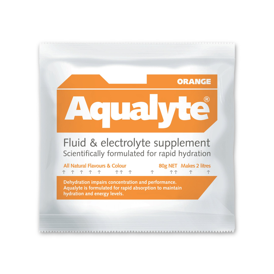 Maxisafe Aqualyte Orange Flavour 80g Sachets Box of 100