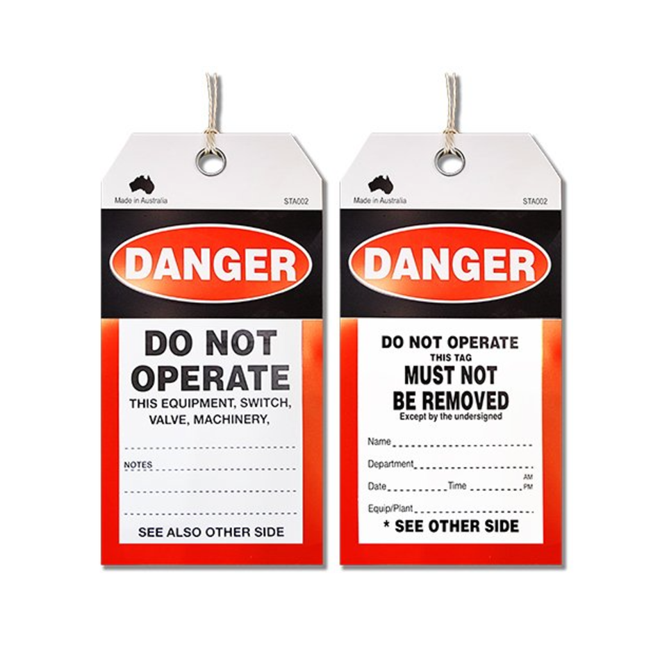 Maxisafe Safety Tag Danger Do Not Operate