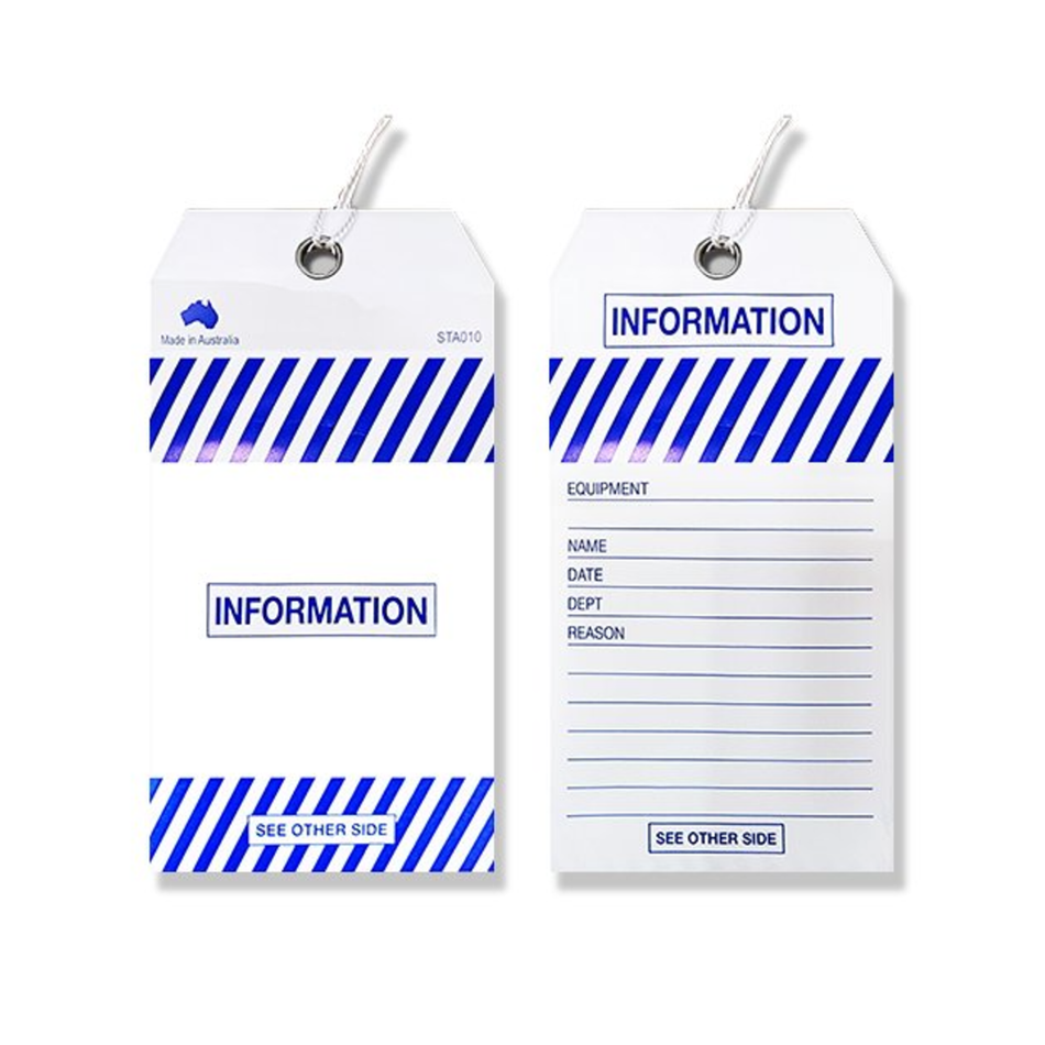 Maxisafe Safety Tag Information