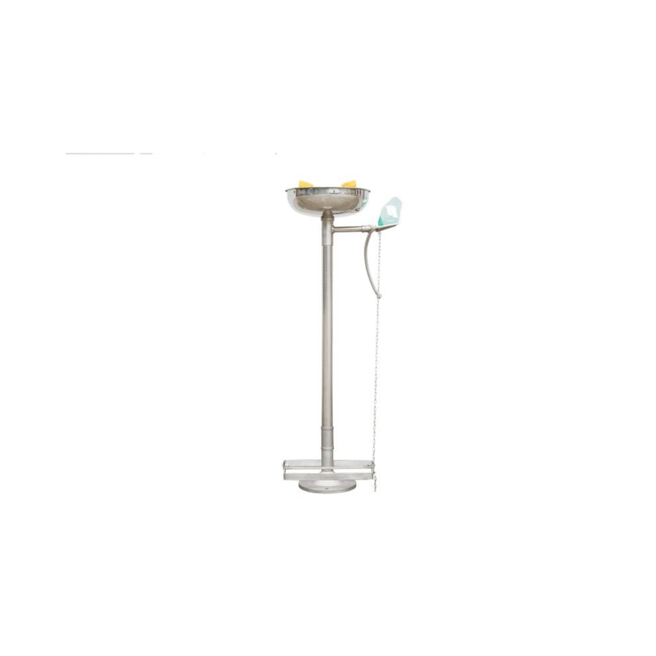 Maxisafe Stainless Steel Pedestal Eye Wash with Bowl
