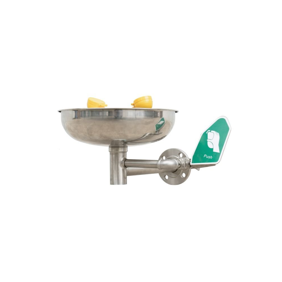 Maxisafe Stainless Steel Wall Mounted Eye Wash Unit