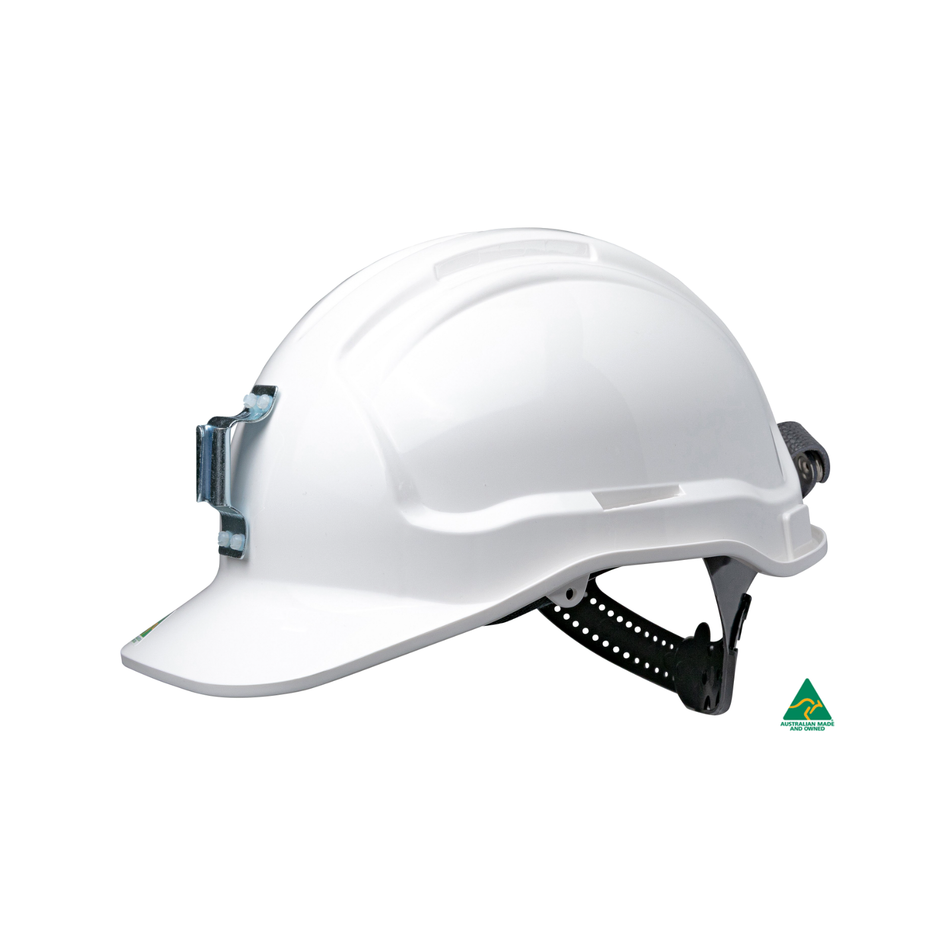 Maxisafe Tuffgard Non Vented Hard Hat Sliplock Harness Metal Lamp Bracket