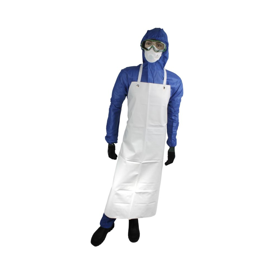 Maxisafe White PVC Reuseable Apron