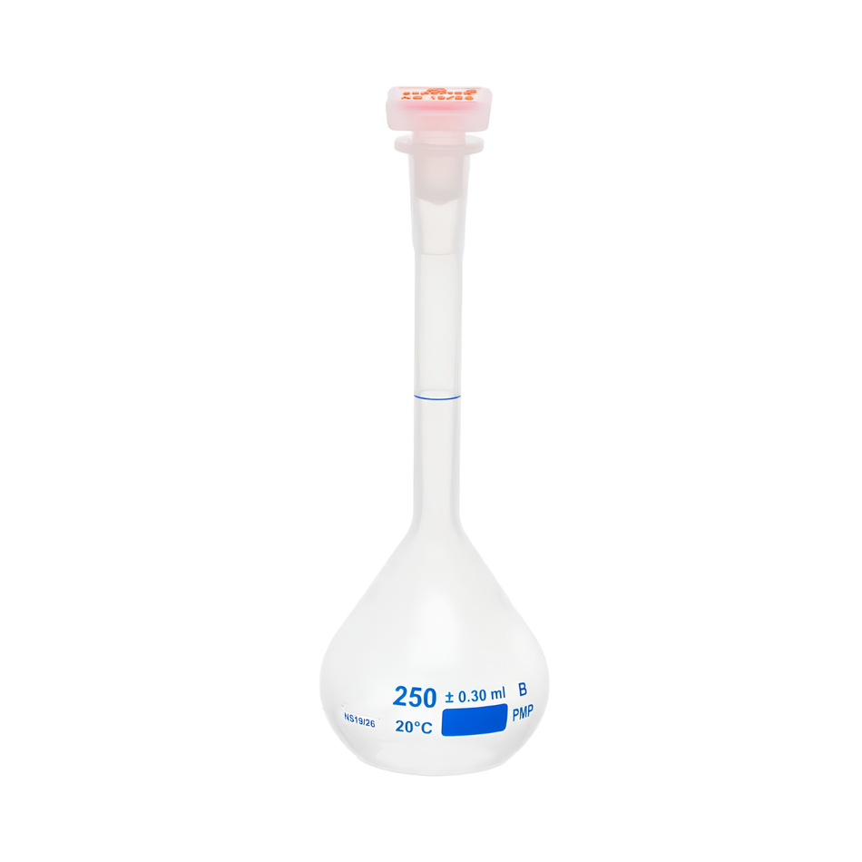 PMP, Volumetric Flasks with NS Stopper Class B