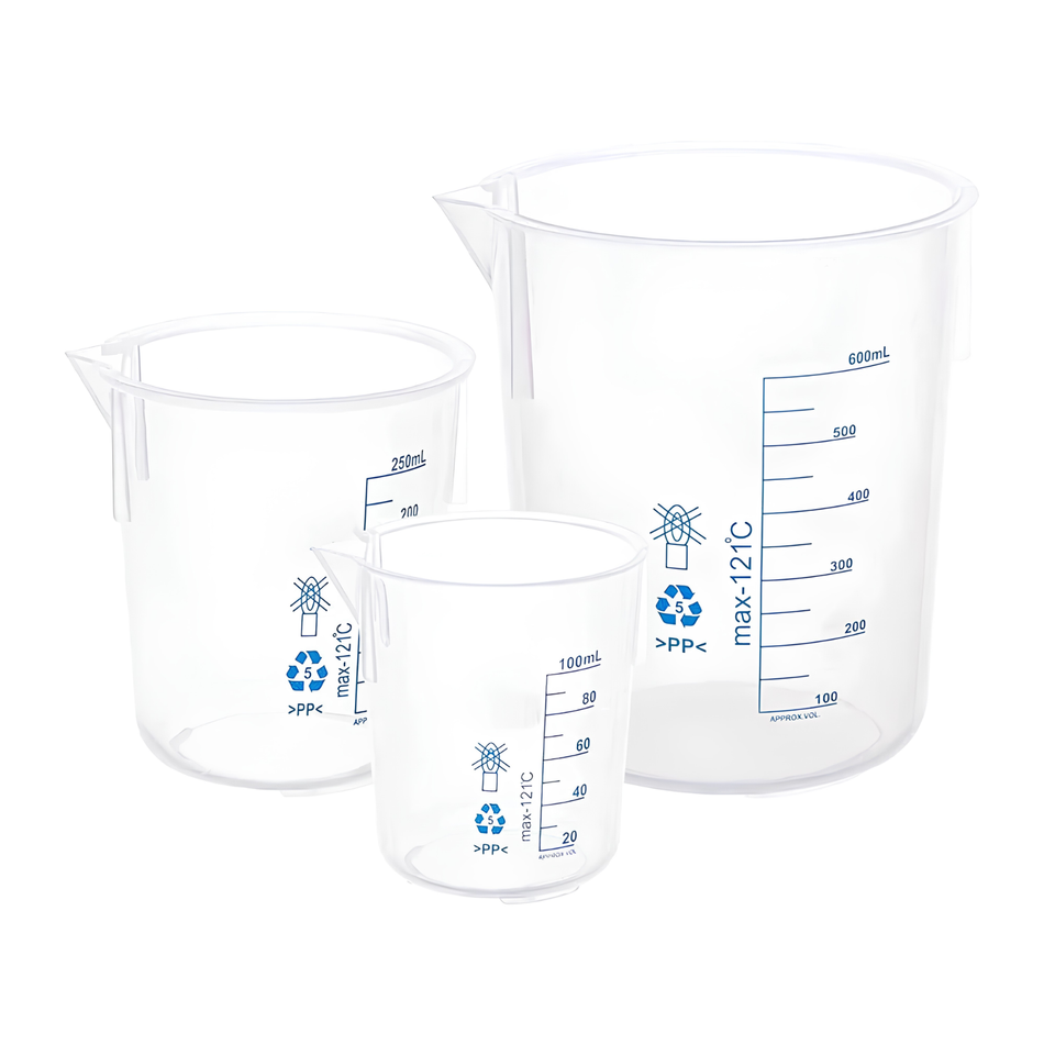 PP, Beaker Printed Stackable