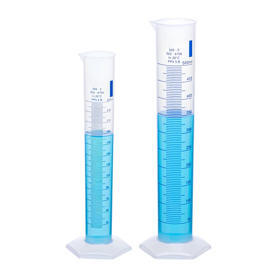 PP, Measuring Cylinder Hexagonal Class B