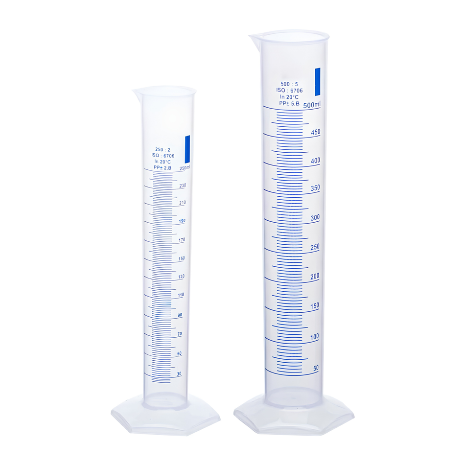 PP, Measuring Cylinder Hexagonal Class B