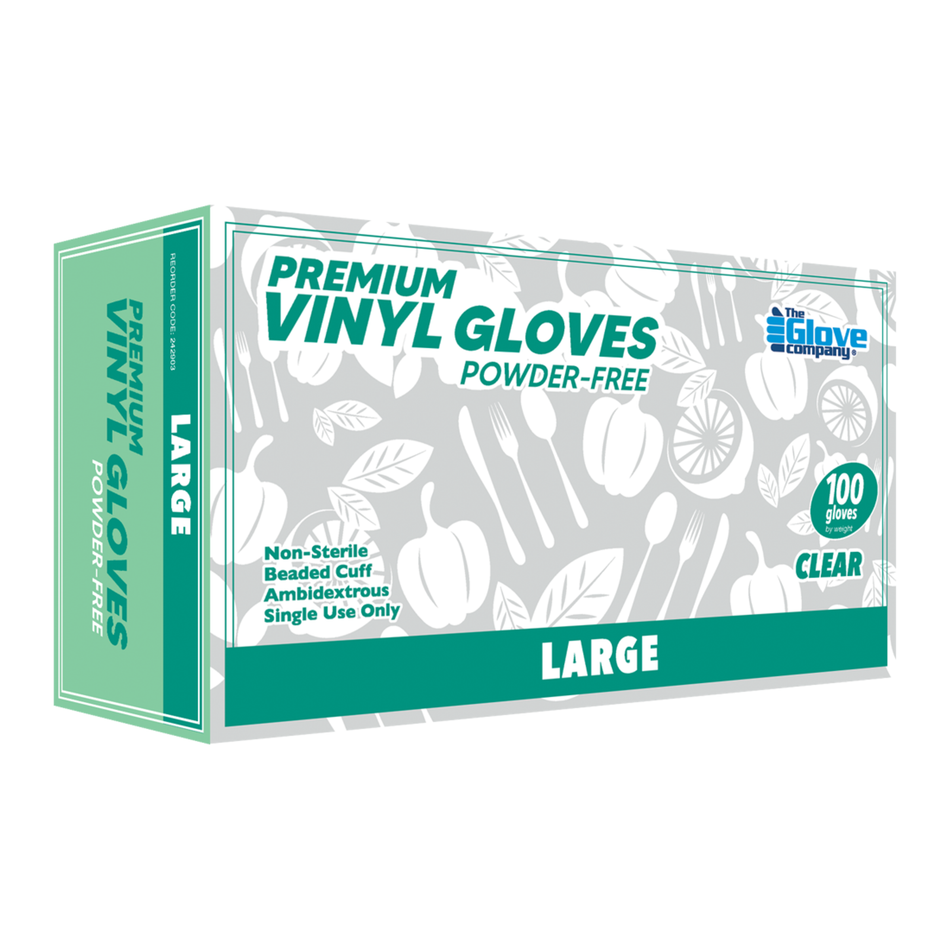 TGC Premium Vinyl Disposable Gloves