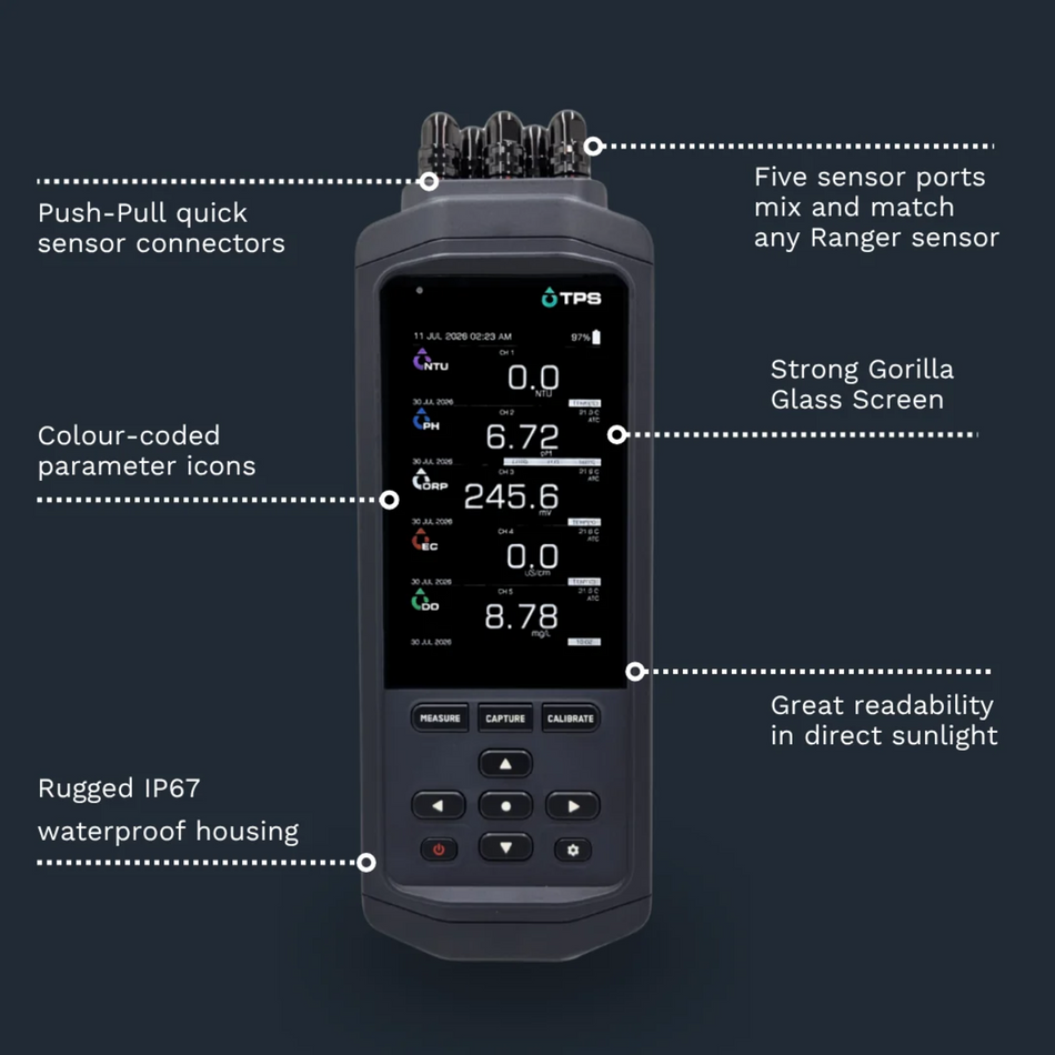 TPS, 5-Port Ranger | Water Quality Meter