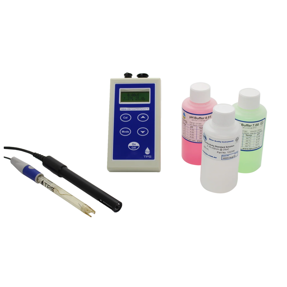 TPS, Aqua-CPA Kit | pH, Conductivity, Temperature - 3m Cable