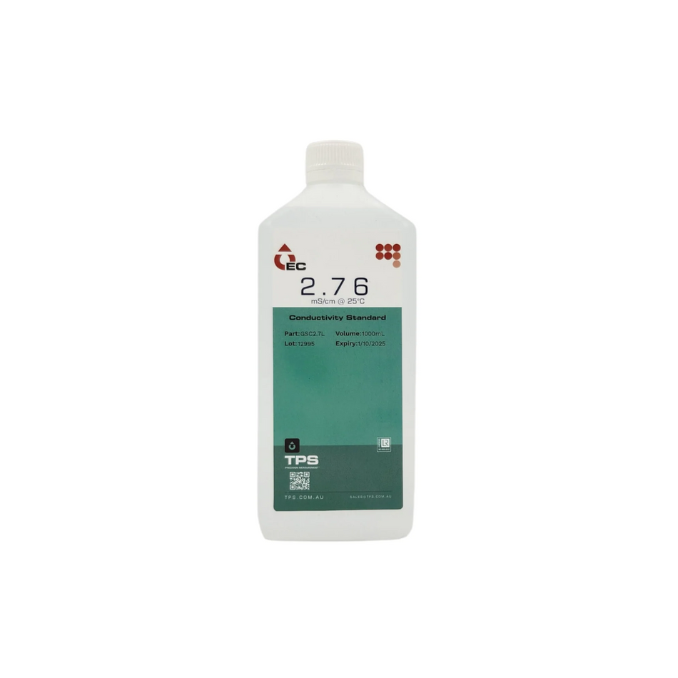 TPS, Conductivity Standard, 2.76 mS/cm - 1 Litre