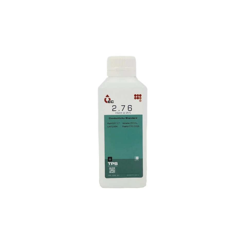 TPS, Conductivity Standard, 2.76 mS/cm - 250 mL