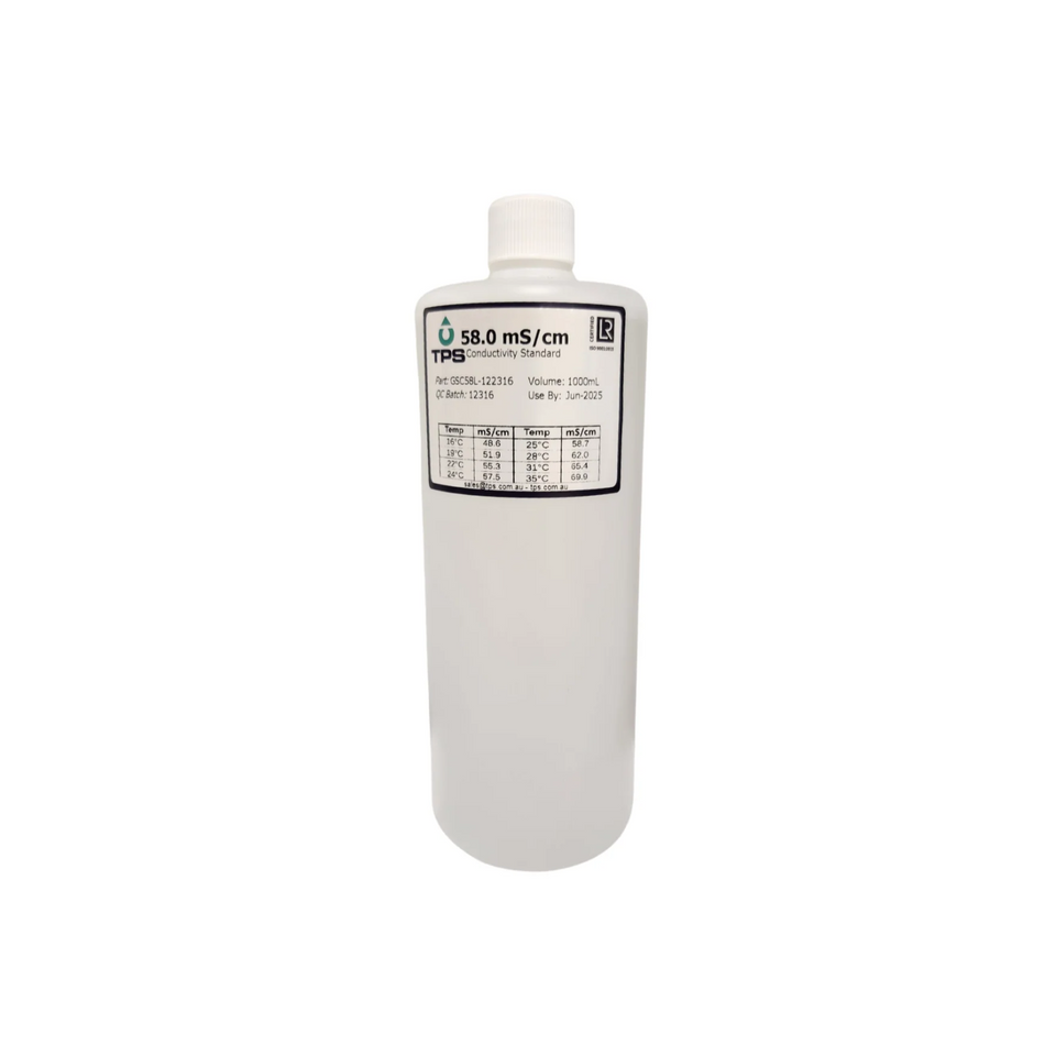 TPS, Conductivity Standard, 58.0 mS/cm - 1 Litre