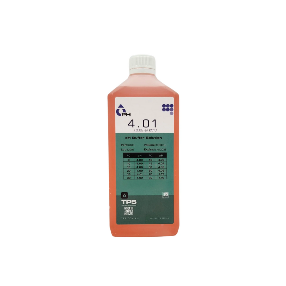 TPS, pH 4.01 Calibration Buffer - 1 Litre