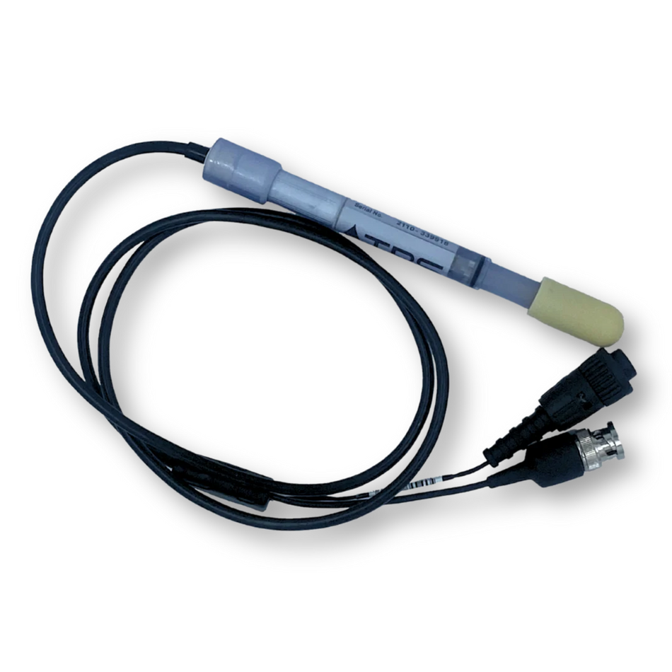 TPS, pH & Temp Sensor - IJ, Plastic, AgCl, 1m BNC