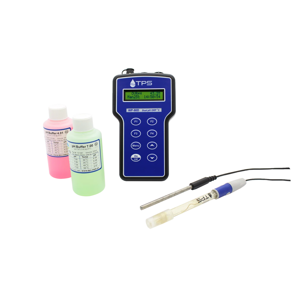 TPS, WP-80D Kit | Dual pH, Temperature - 1m Cable