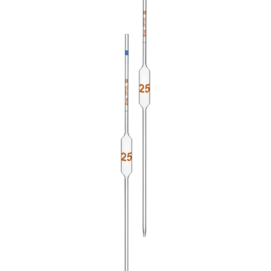 Volumetric Pipette, With One Mark, Bulb Type, ASTM “Class B”